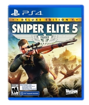 Sniper Elite 5 Deluxe Edition Box Art PS4