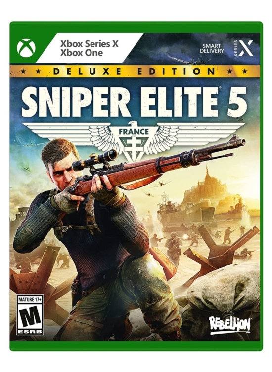 Sniper Elite 5 Deluxe Edition Box Art XSX