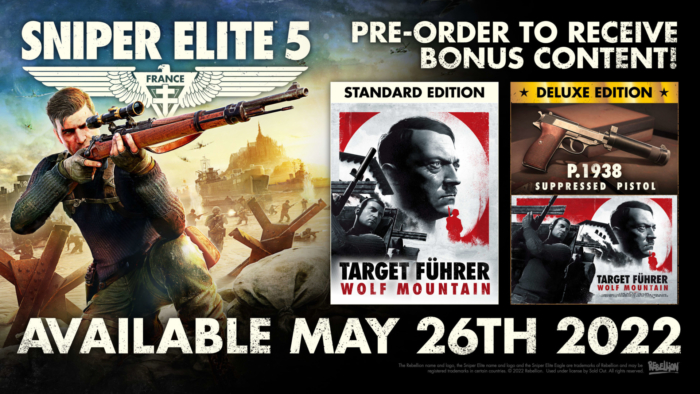 Sniper Elite 5 Bonus Content