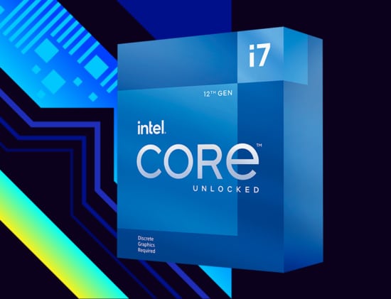 Intel Core i7-12700KF Box Cover View