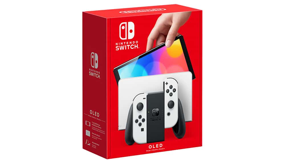 Nintendo Switch OLED - White Box View