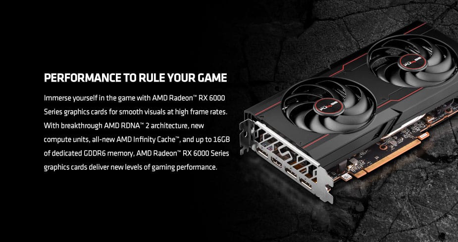Sapphire AMD Radeon PULSE RX 6650 XT 8GB DDR6 Graphics Card Cover