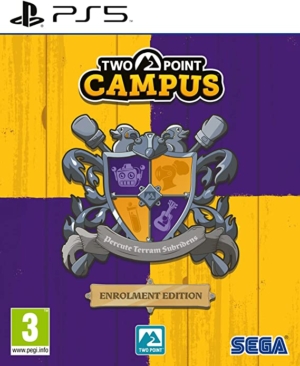 Two Point Campus: Enrolment Edition Box Art PS5