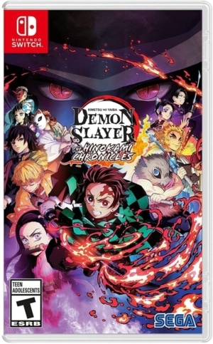 Demon Slayer: Kimetsu no Yaiba - The Hinokami Chronicles Box Art NSW