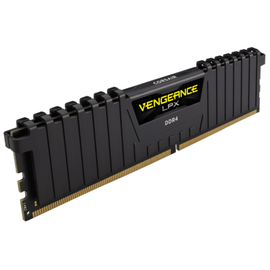 Corsair Vengeance LPX 32GB (4 x 8GB) 3600MHz C18 DDR4 Memory Kit Angled View