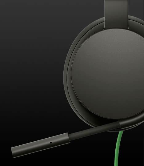 Microsoft Xbox Series Wired Gaming Headset - Black Mic View