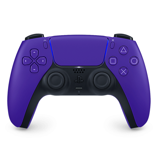 Sony PS5 DualSense Galactic Purple Front Flat View