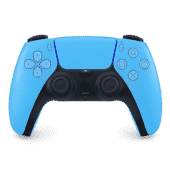 Sony PS5 DualSense Starlight Blue Front Flat View