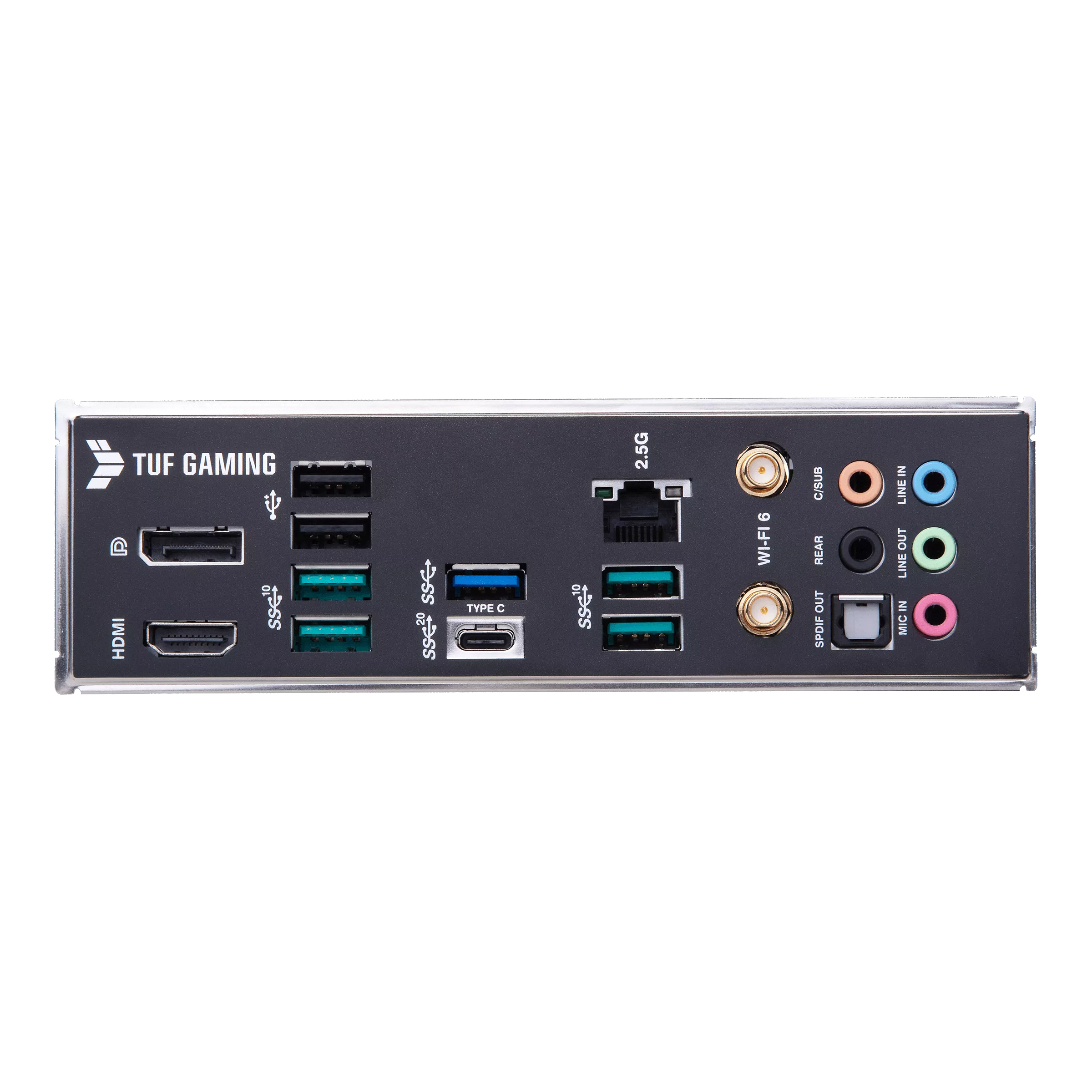 ASUS TUF Gaming B660M-Plus WiFi D4 Backpanel View