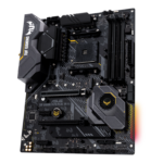 ASUS TUF Gaming X570-Plus (WI-FI) Front Angled View
