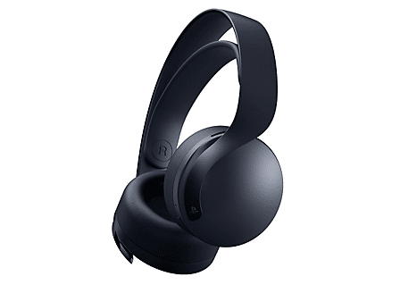 Sony PS5 PULSE 3D Wireless Headset Midnight Black Angled View