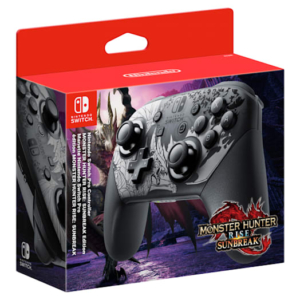 Nintendo Switch Pro Controller – Monster Hunter Rise: Sunbreak Edition Box View
