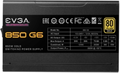 EVGA SuperNOVA 850 G6 Label View