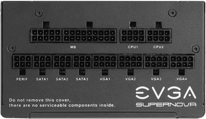 EVGA SuperNOVA 850 G6 Connectors View