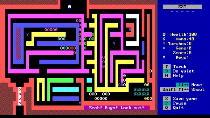 ZZT Game Screenshot