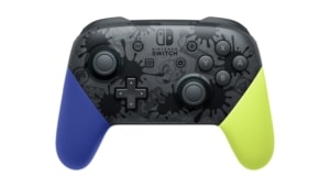 Nintendo Switch Pro Controller – Splatoon 3 Limited Edition Front View