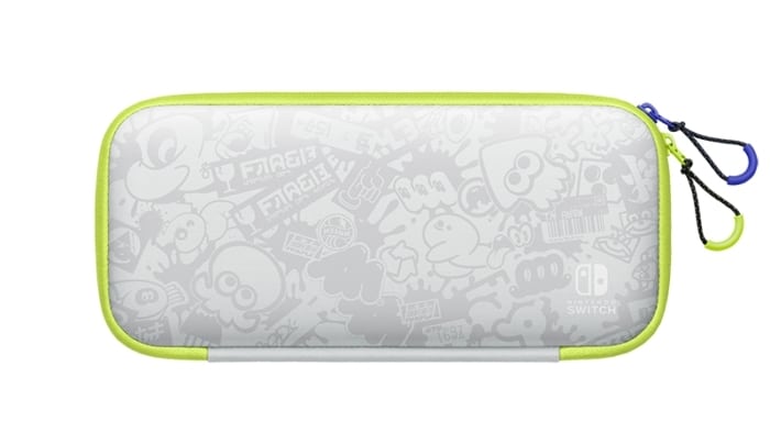 Nintendo Switch Carrying Case & Screen Protector – Splatoon 3 Limited Edition Front View