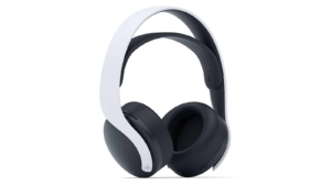 Sony PS5 PULSE 3D Wireless Headset White Angled View