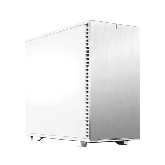 Fractal Design Define 7 White Solid Angled Front View