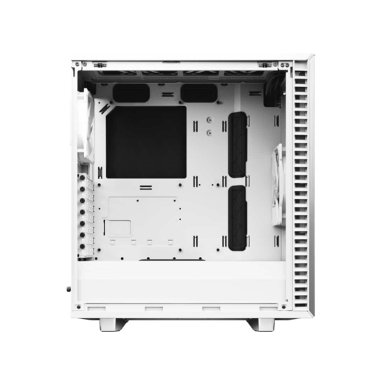 Fractal Design Define 7 Compact White Solid Side View