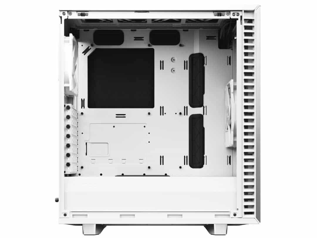 Fractal Design Define 7 Compact White Solid Side View