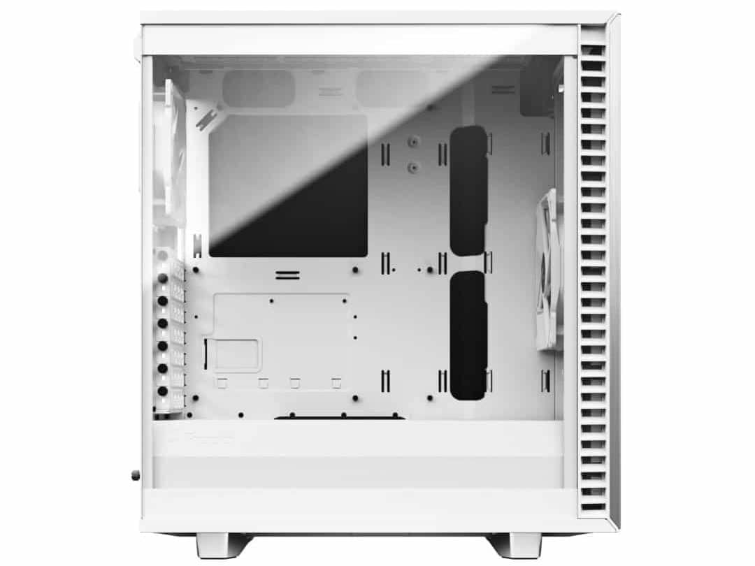 Fractal Design Define 7 Compact White TG Side View