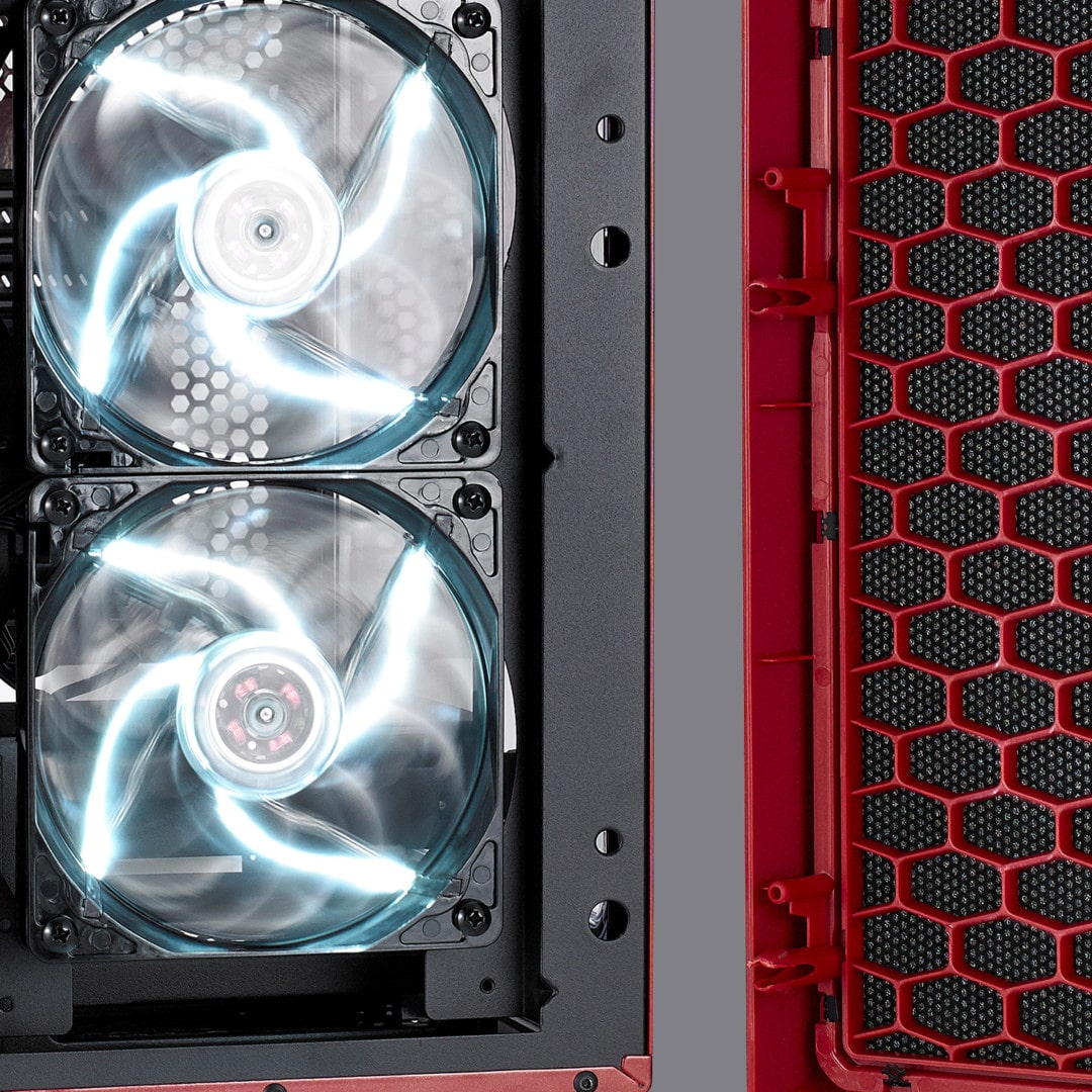 Fractal Design Focus G Mystic Red Cover View