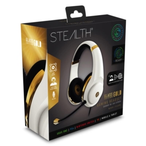 Stealth XP-Glass Gaming Headset – Gold Edition Box View
