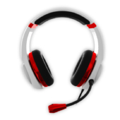 Stealth XP-Glass Gaming Headset – Metallic Red Edition Front Flat View
