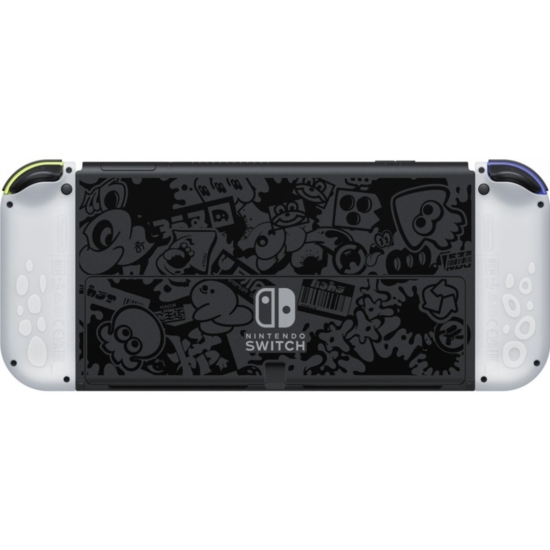 Nintendo Switch OLED Model – Splatoon 3 Limited Edition Back View