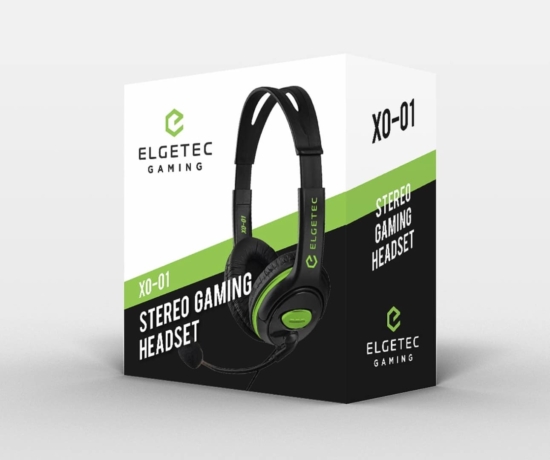 Elgetec X0-01 Stereo Gaming Headset Box View