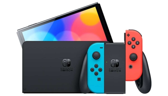 Nintendo Switch OLED - Neon Blue & Neon Red