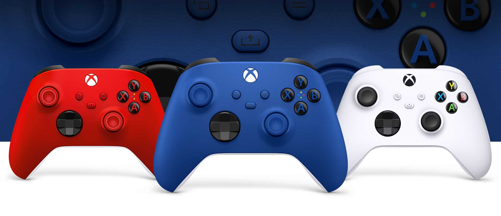 Xbox Wireless Controller - Shock Blue Cover View