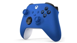 Xbox Wireless Controller - Shock Blue Front Angled View
