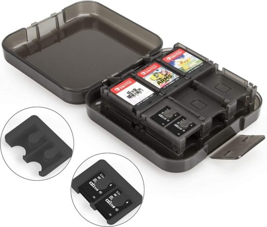 Amazon Basics Game Storage Case for Nintendo Switch Memory Card View