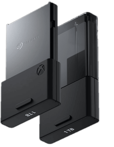 Xbox Series X Storage Expansion Cards View