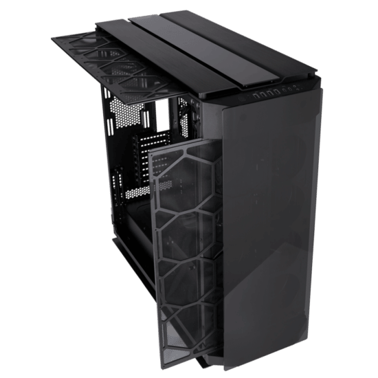 Corsair Obsidian Series 1000D Super Tower Angled Front View