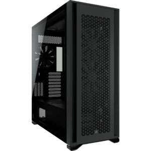 Corsair 7000D Airflow Black Angled Front View