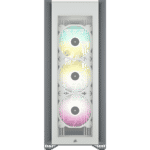 Corsair iCUE 7000X RGB White Front View