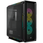 Corsair iCUE 5000T RGB Black Angled Front View