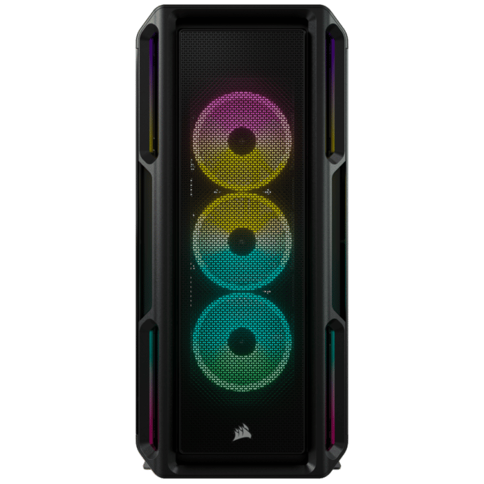Corsair iCUE 5000T RGB Black Front View