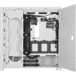 Corsair iCUE 5000X RGB QL Edition True White Side View