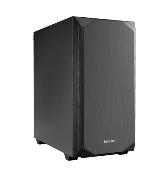 Be Quiet! Pure Base 500 Black Angled Front View