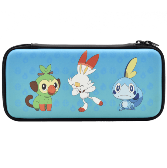 HORI Hard Pouch for Nintendo Switch – Pokemon Sword And Shield Front View