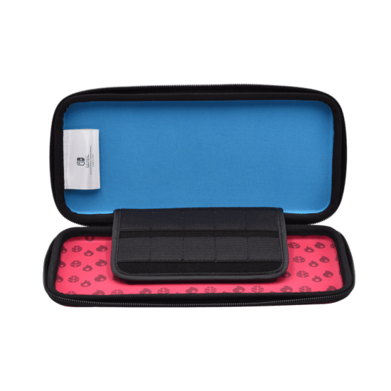 HORI Hard Pouch for Nintendo Switch – Pokemon Sword And Shield Open View