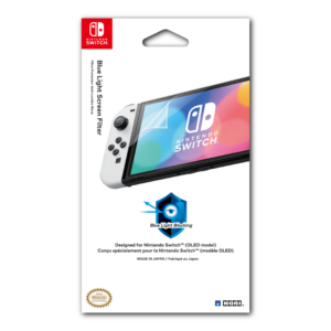 HORI Blue Light Screen Protective Filter for Nintendo Switch OLED Box View