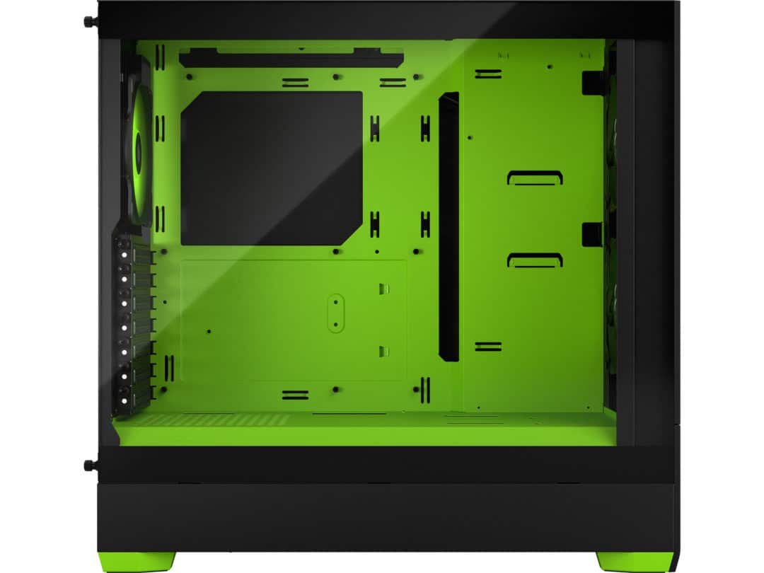 Fractal Design Pop Air RGB Green Core TG Side View