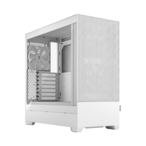 Fractal Design Pop Air White TG Angled Front View