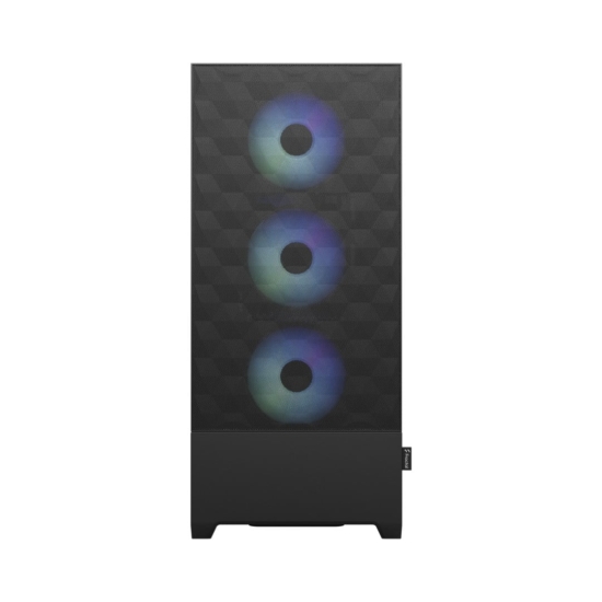 Fractal Design Pop XL Air RGB Black TG Flat Front View