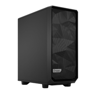 Fractal Design Meshify 2 Compact Black Solid Angled Front View